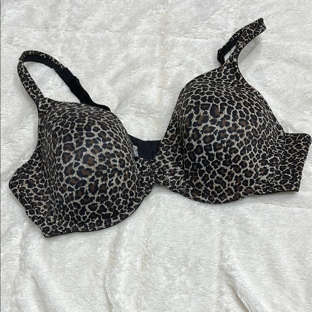 Vanity Fair Leopard Print Women's Bra Size 38C